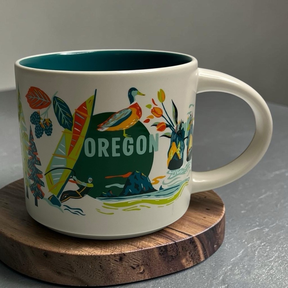 Starbucks Oregon Discovery Series Collection State 14Oz Tea Coffee Mug Cup